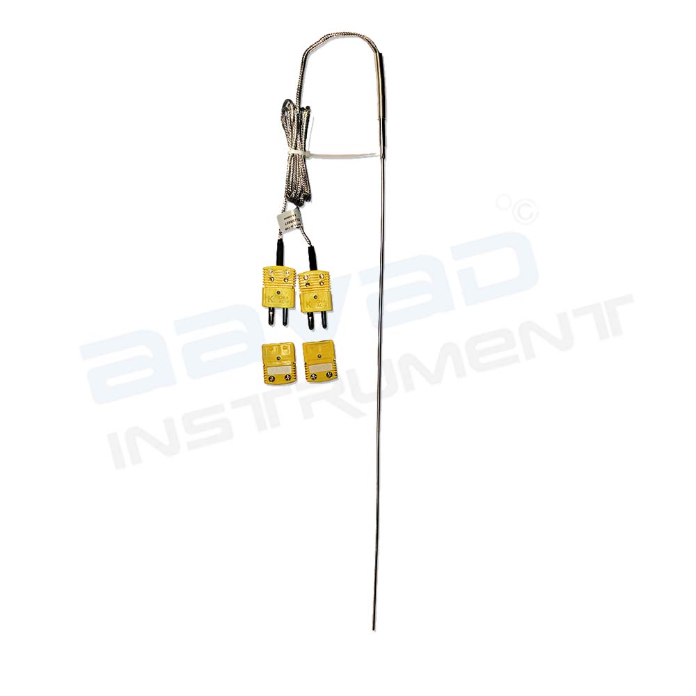 Duplex Thermocouple Probe With Connector