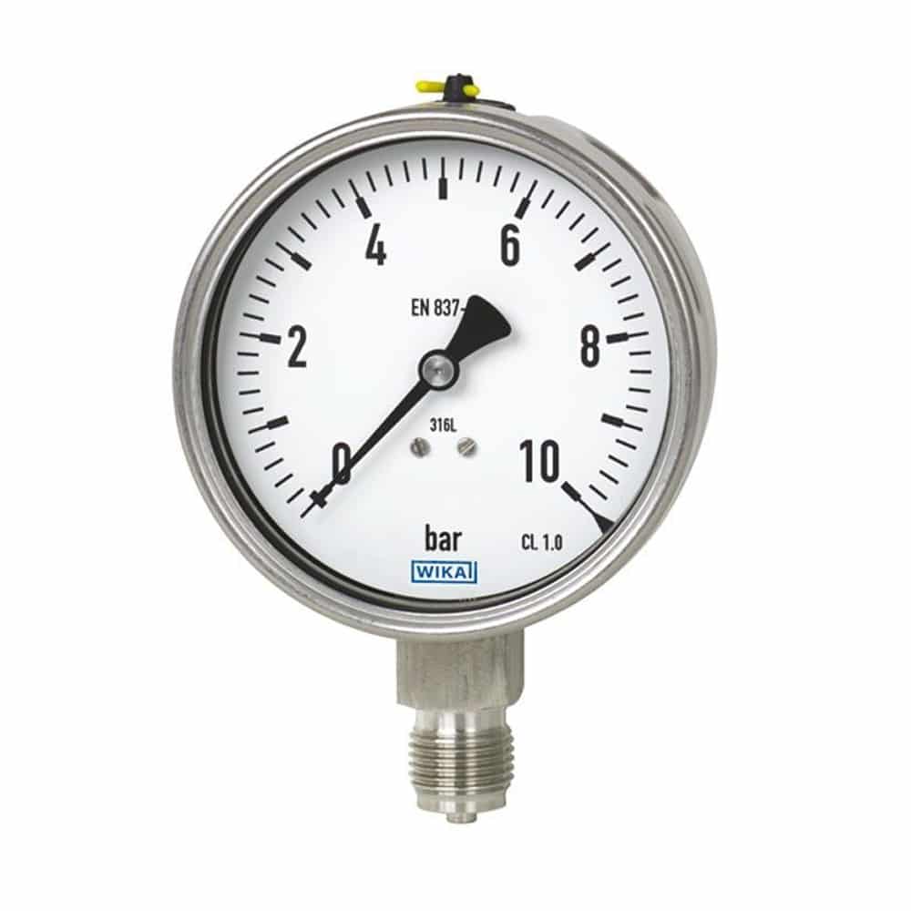 Hydraulic Bourdon Tube Pressure Gauge