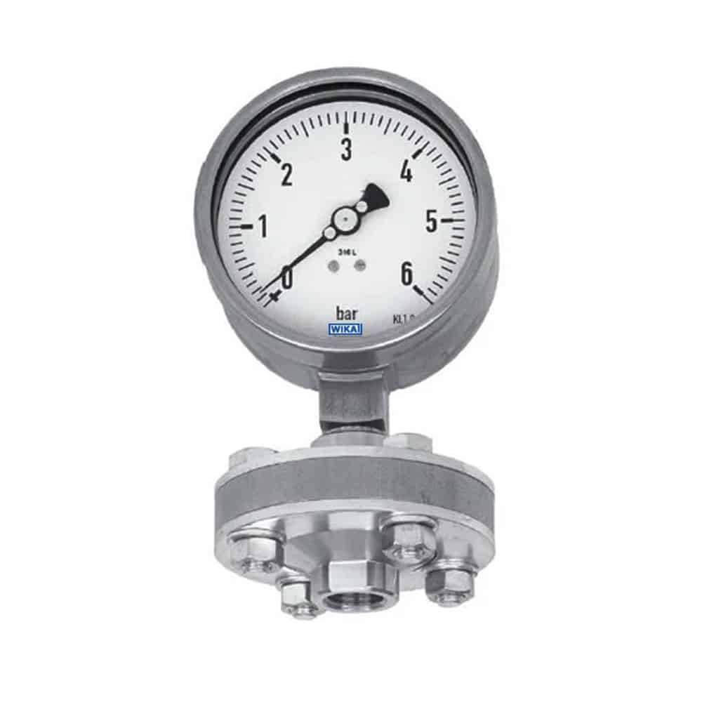 Threaded Diaphragm Seal Pressure Gauge
